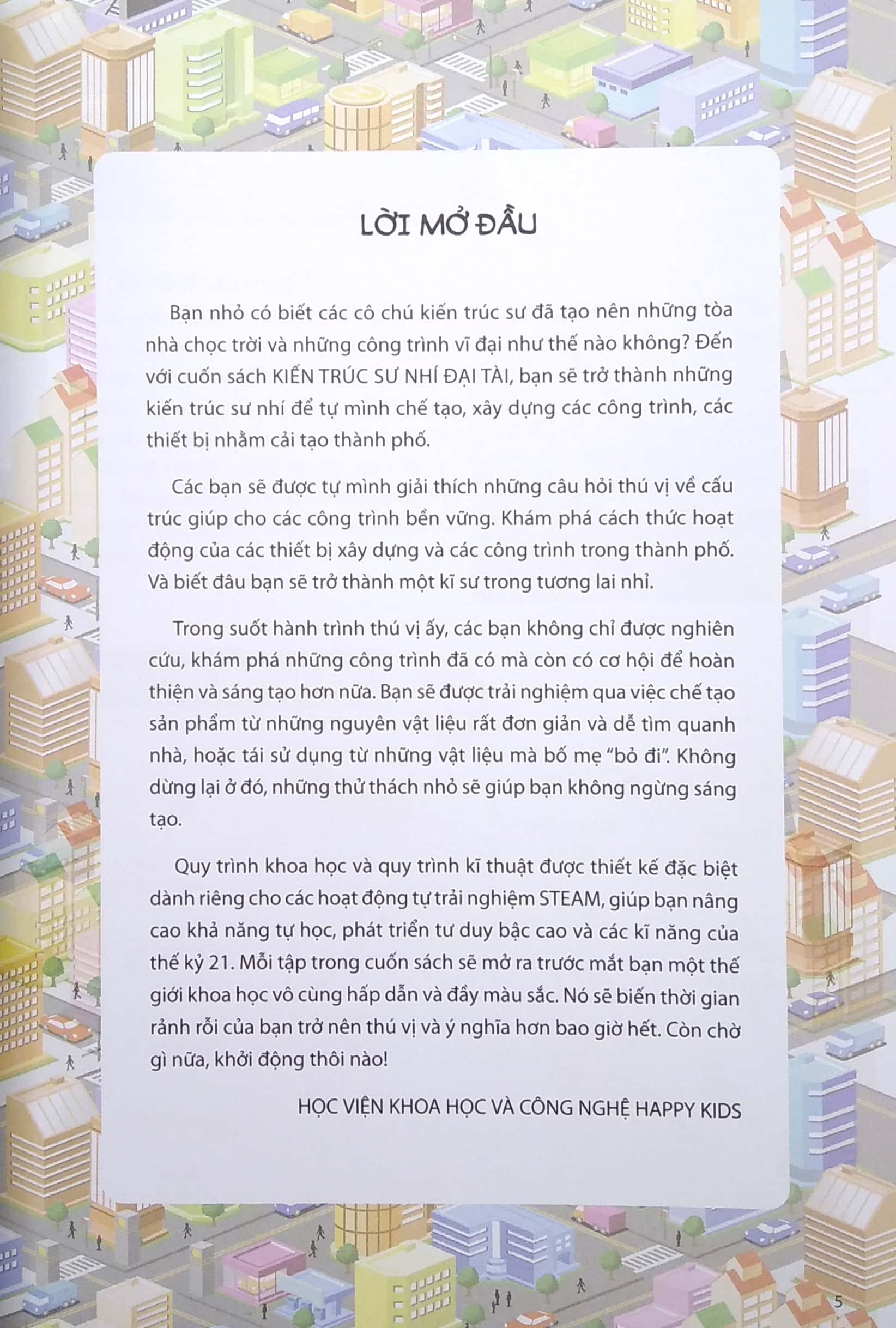 steam for kids - kiến trúc sư nhí đại tài (6-14 tuổi)