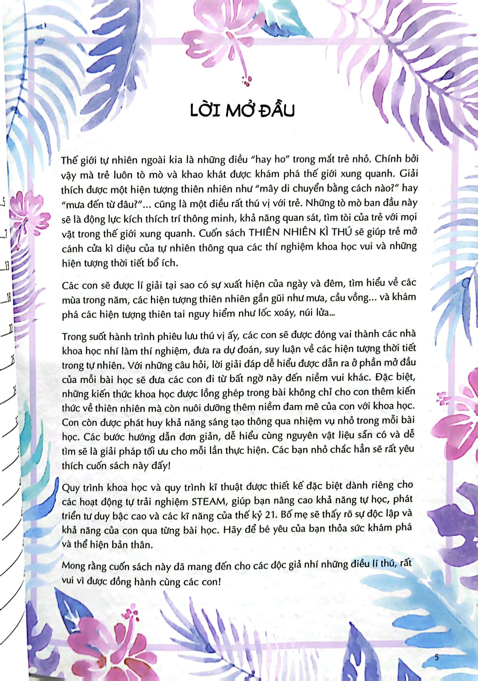 steam for kids - thiên nhiên kì thú (giáo dục sớm 3-6 tuổi)