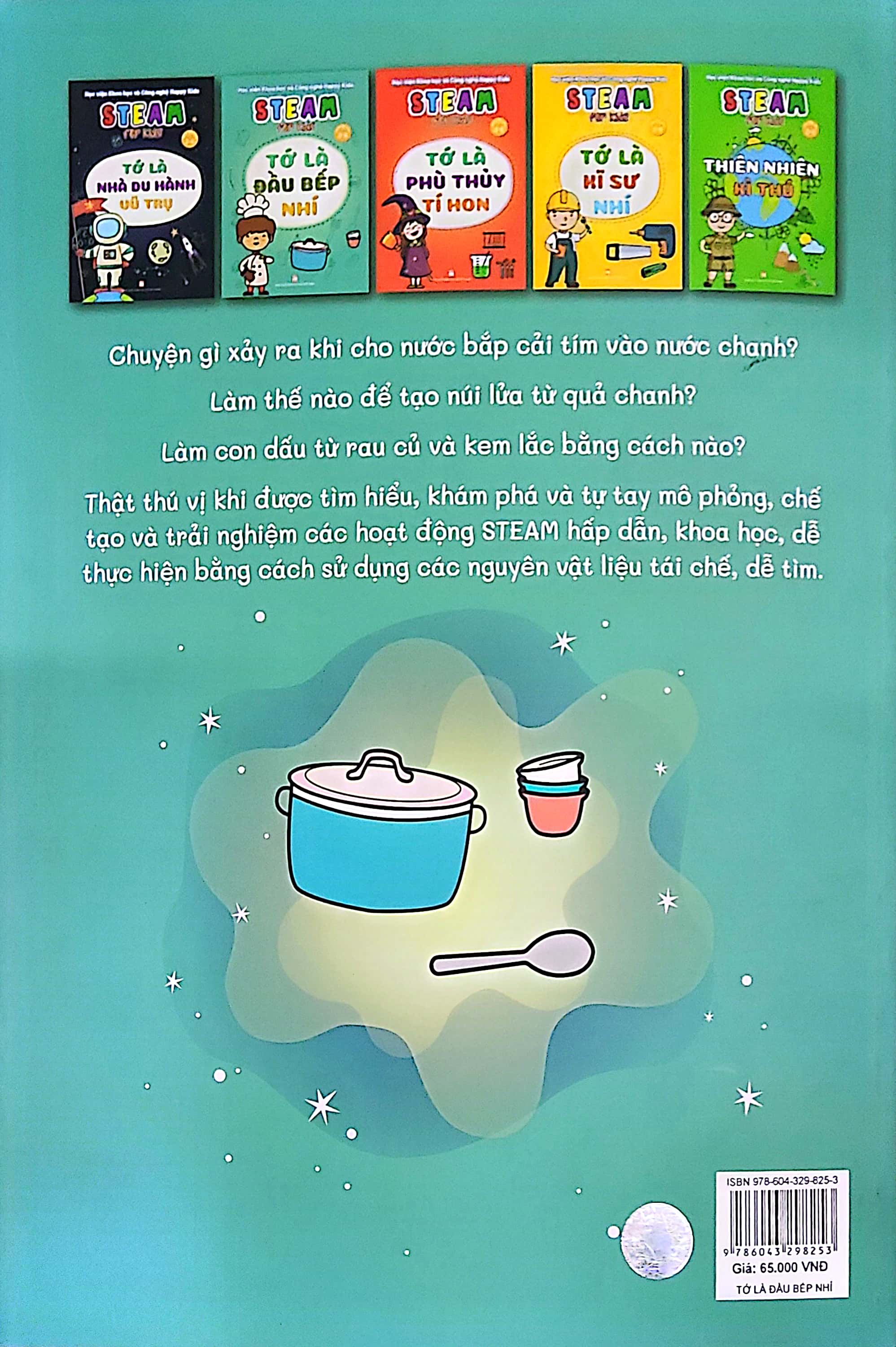 steam for kids - tớ là đầu bếp nhí (giáo dục sớm 3-6 tuổi)