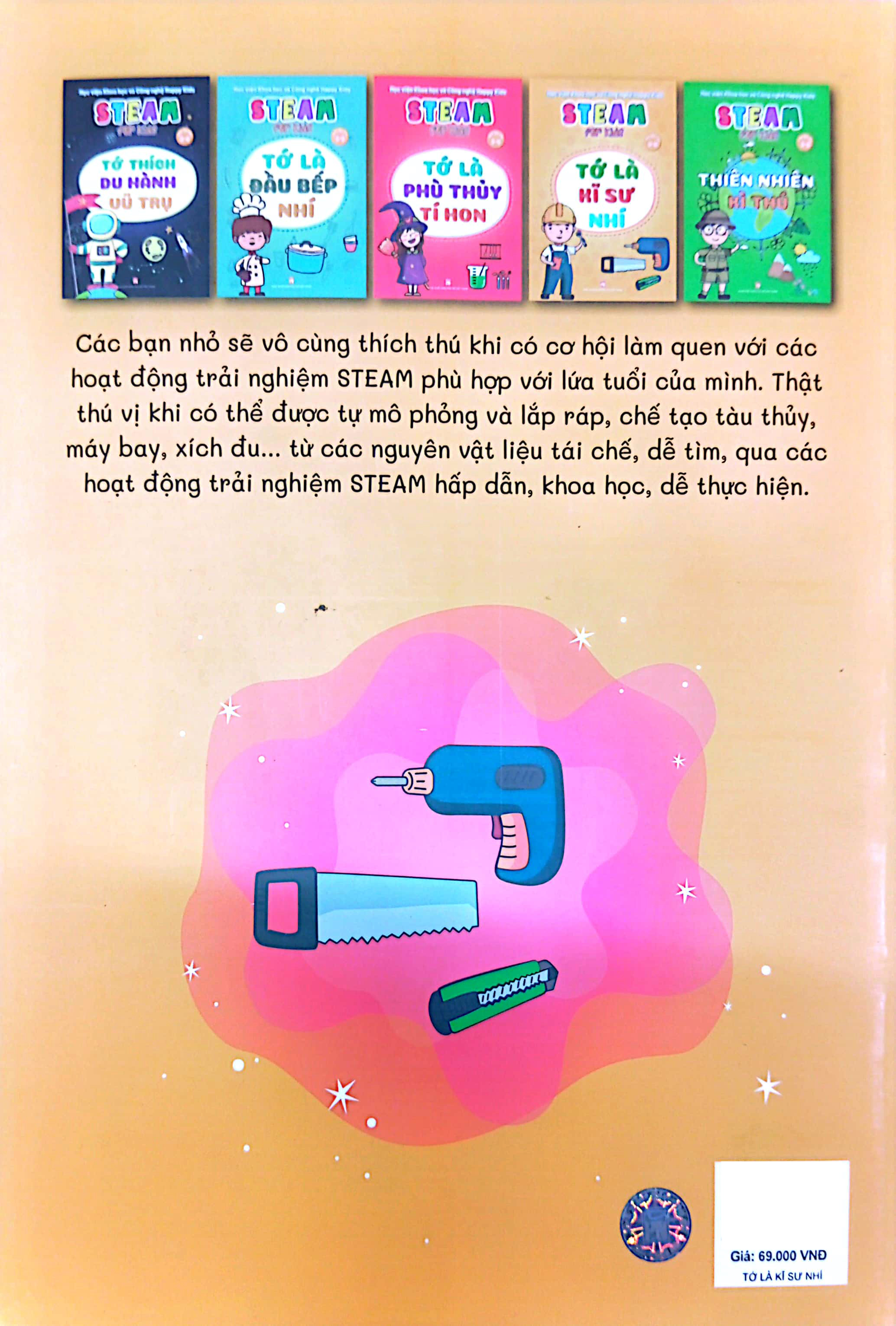 steam for kids - tớ là kĩ sư nhí (giáo dục sớm 3-6 tuổi)