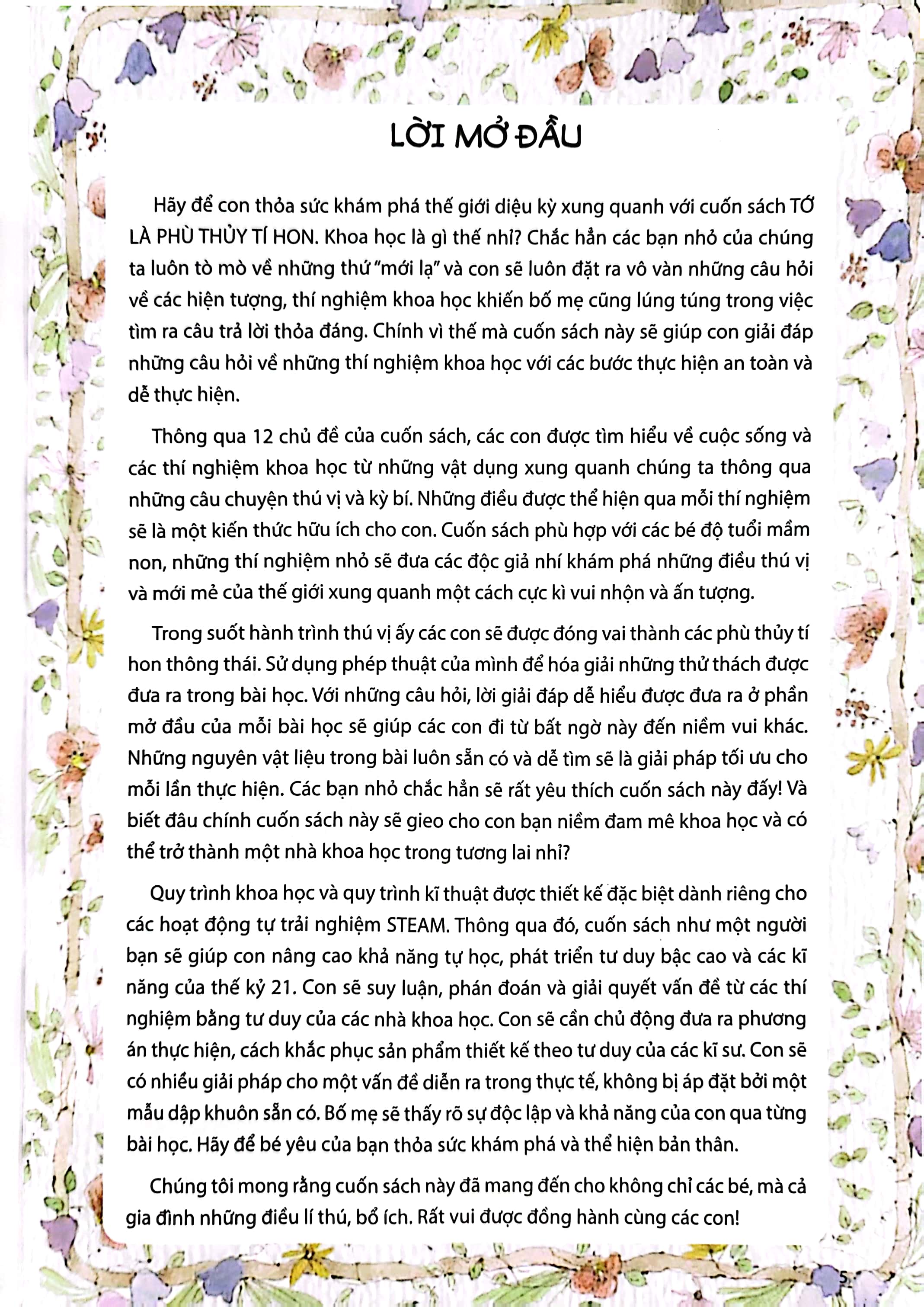 steam for kids - tớ là phù thủy tí hon (giáo dục sớm 3-6 tuổi)