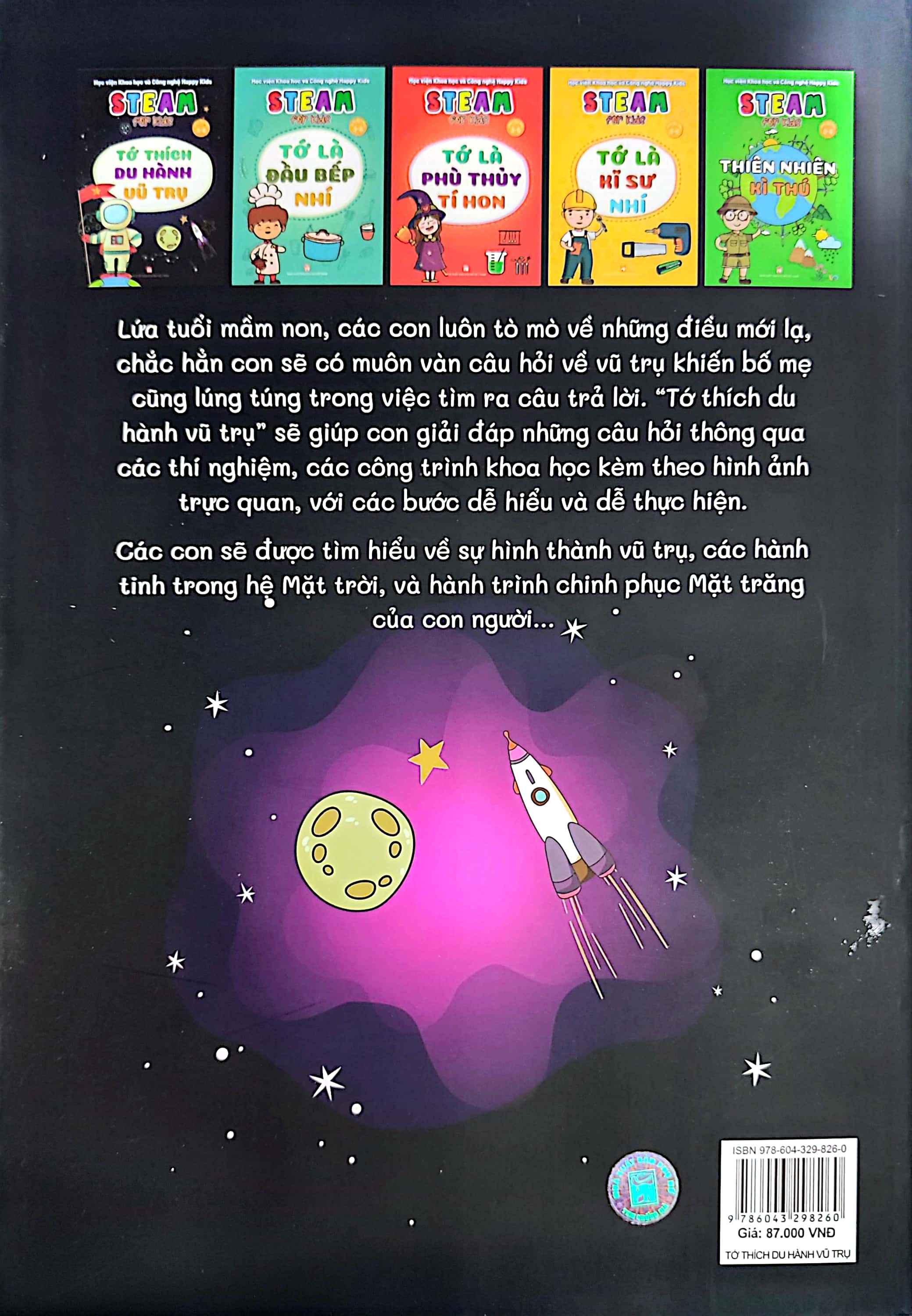 steam for kids: tớ thích du hành vũ trụ (3-6 tuổi)