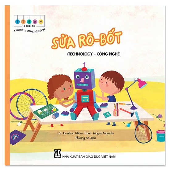 steam stories - kỹ năng tự giải quyết vấn đề - sửa rô-bốt