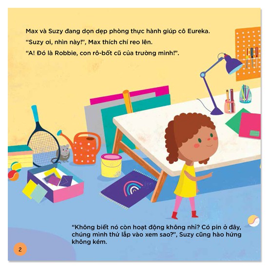 steam stories - kỹ năng tự giải quyết vấn đề - sửa rô-bốt