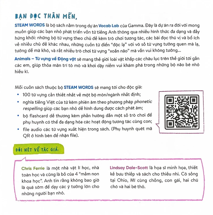 steam words: animals - từ vựng về động vật