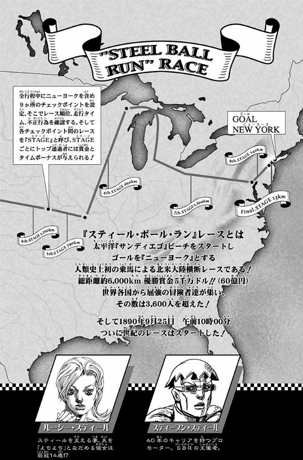 steel ball run 24 ―ジョジョの奇妙な冒険 part 7 - steel ball run 24 jojo's bizarre adventure part 7