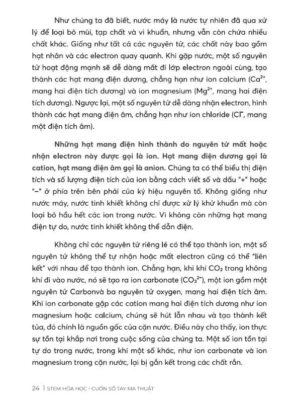 stem hóa học - cuốn sổ tay ma thuật