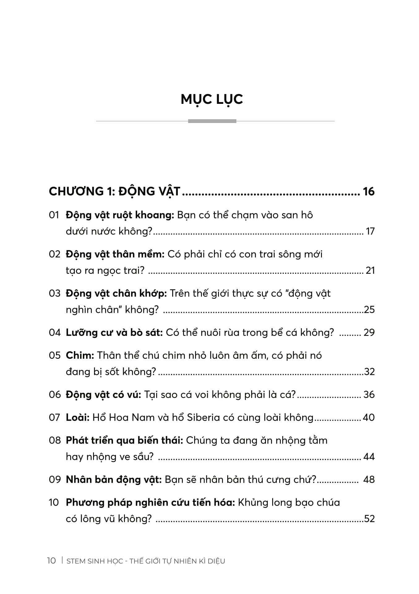 stem sinh học - thế giới tự nhiên kì diệu