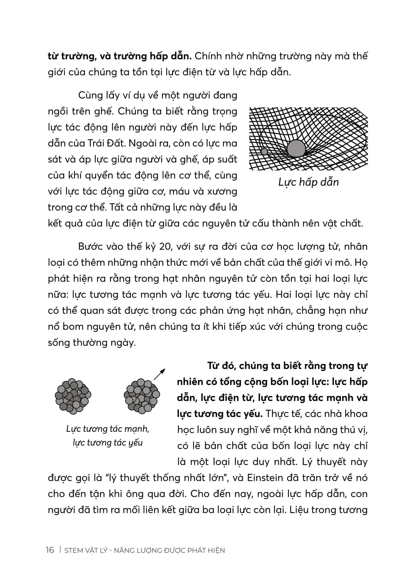 stem vật lý - năng lượng được phát hiện