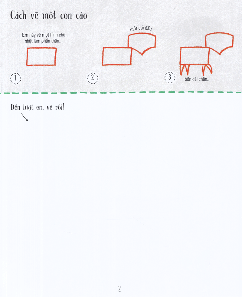 step by step drawing - vẽ cơ bản từ a-z - các loài động vật