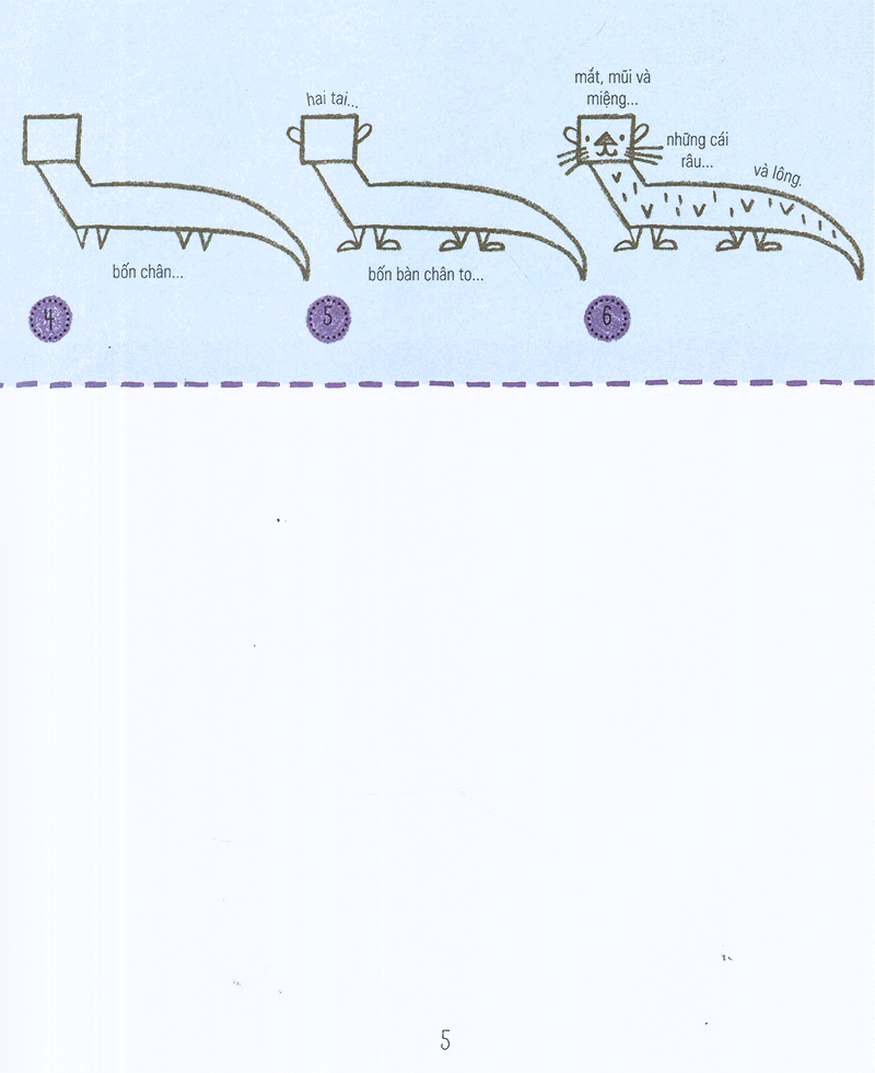 step by step drawing - vẽ cơ bản từ a-z - các loài động vật