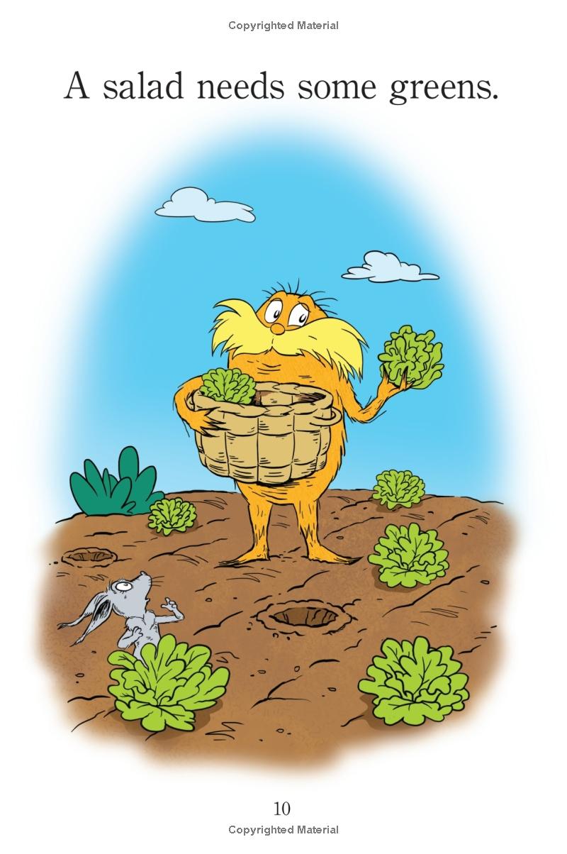 step into reading - step 1: cooking with the lorax (dr. seuss)