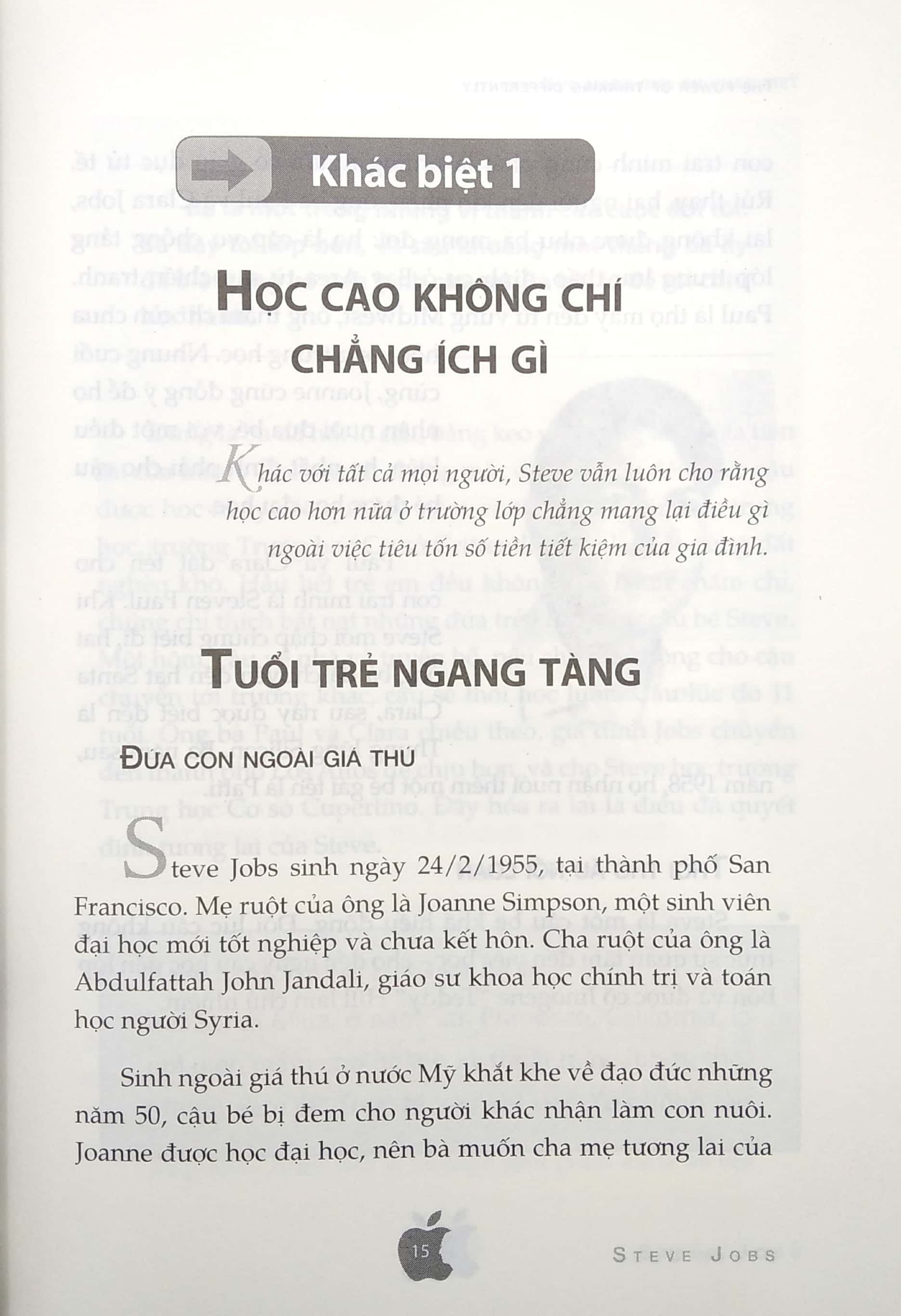 steve jobs - sức mạnh của sự khác biệt (tái bản 2021)