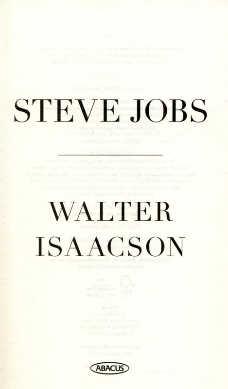 steve jobs: the exclusive biography