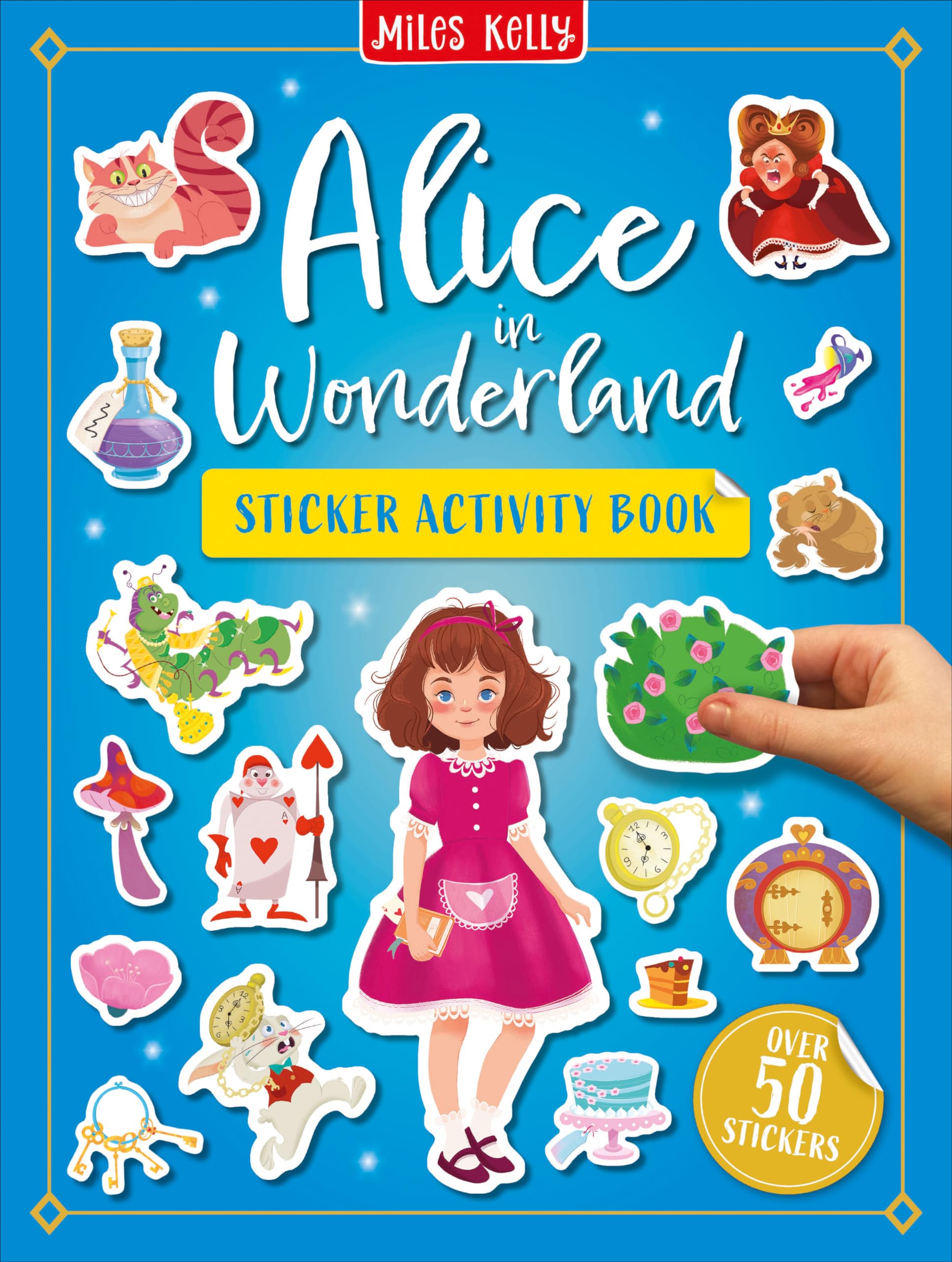 sticker activity books - alice in wonderland (8 books)