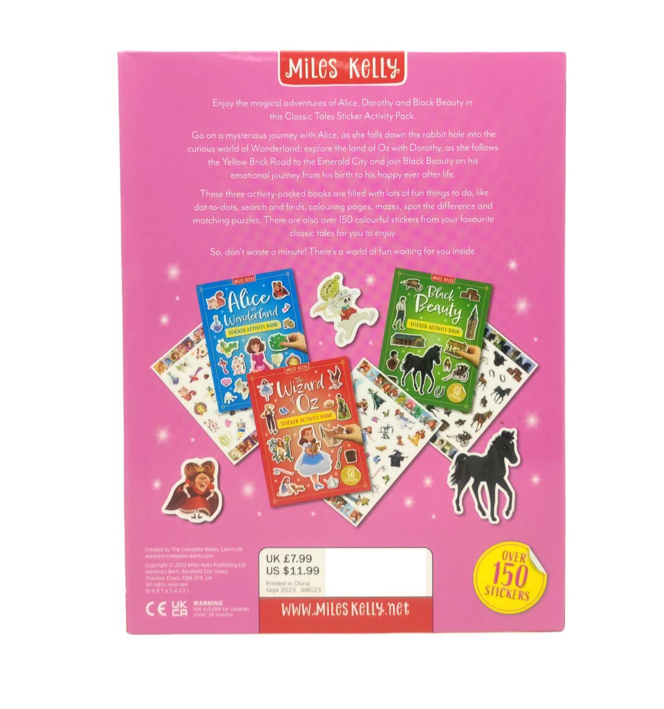 sticker activity books - my classic tales