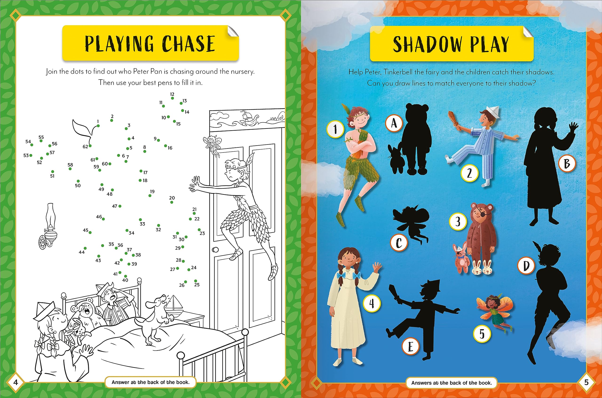 sticker activity books - peter pan