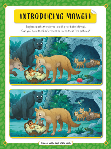 sticker activity books - the jungle book