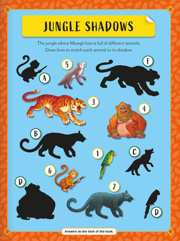 sticker activity books - the jungle book
