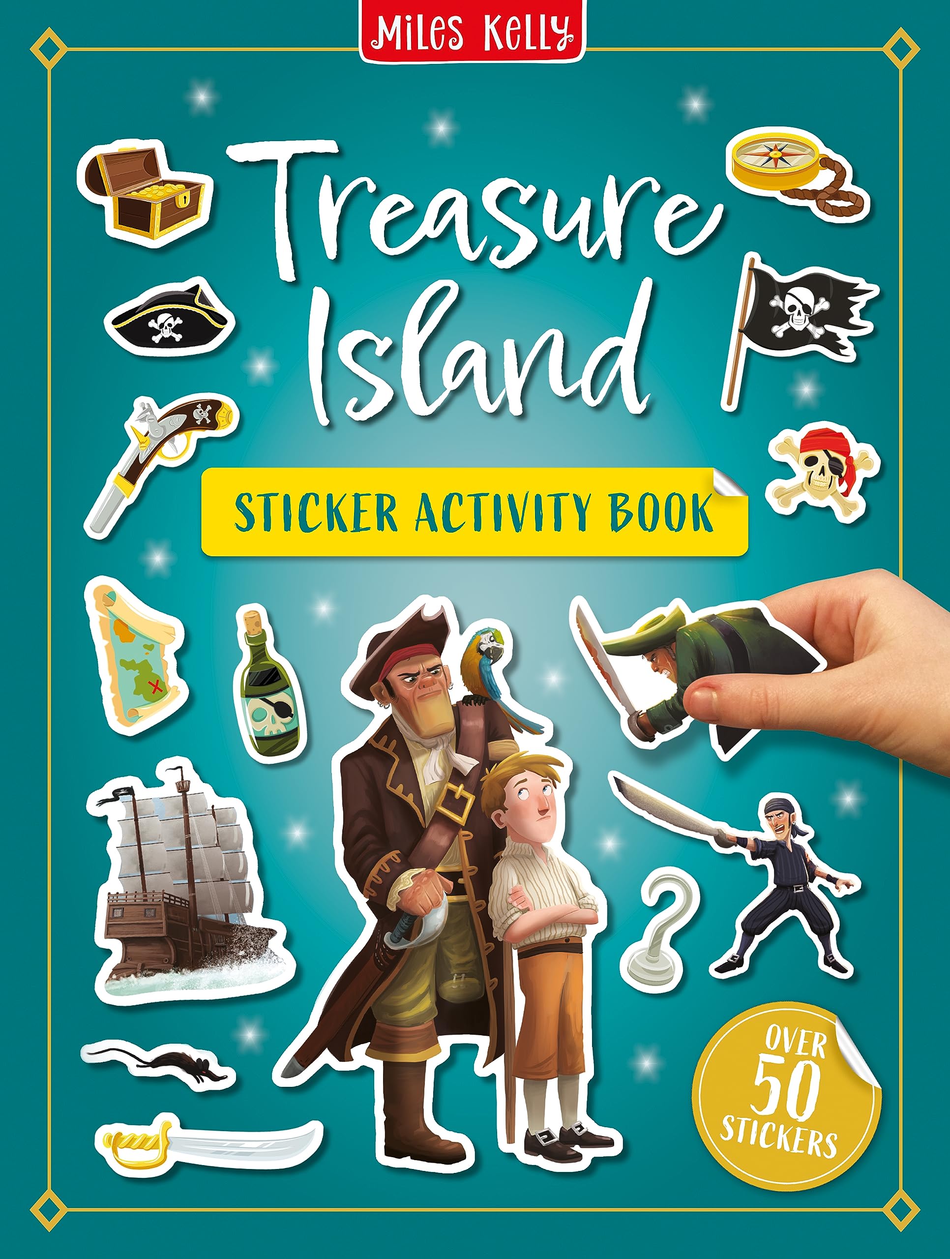 sticker activity books - treasure island