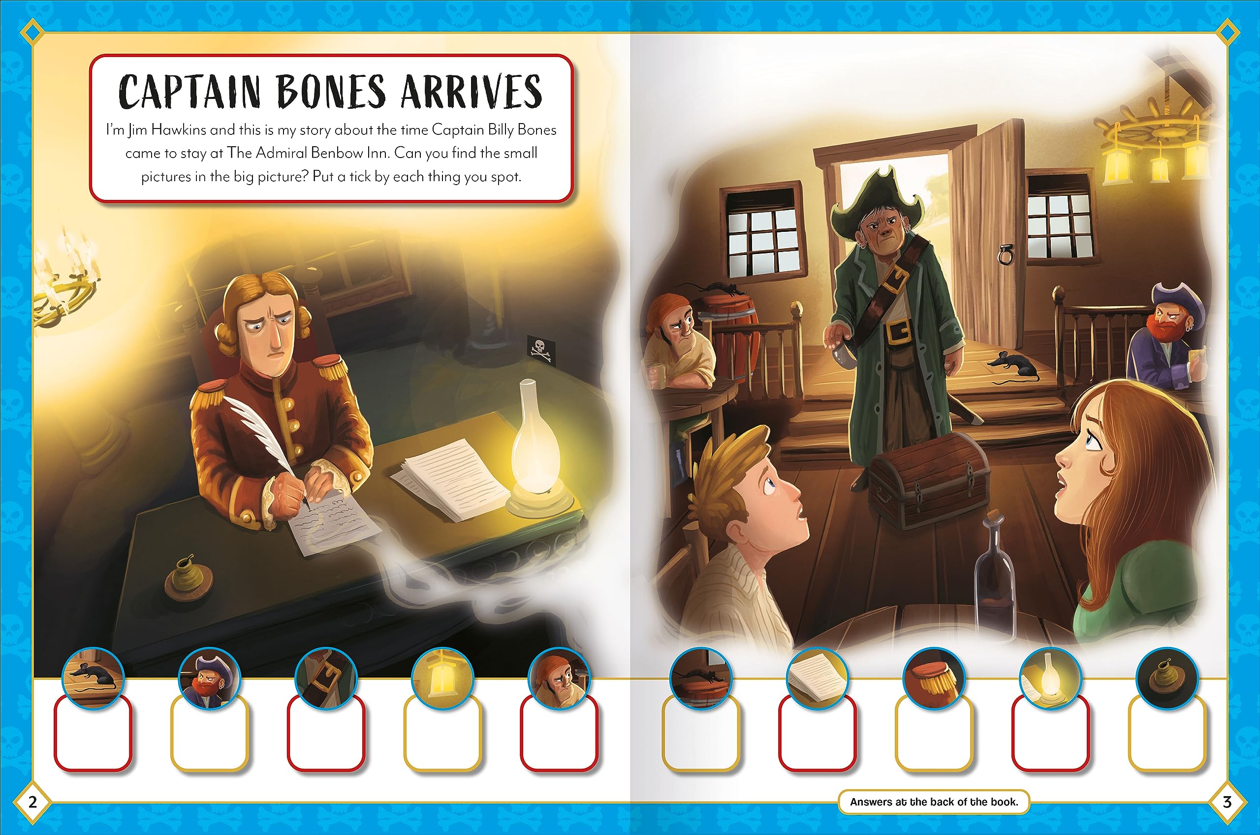 sticker activity books - treasure island