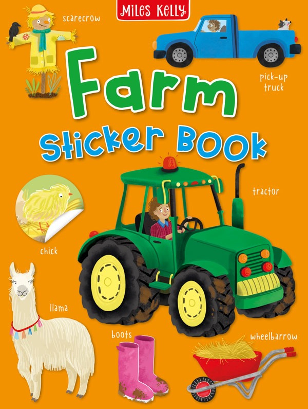 sticker book - farm