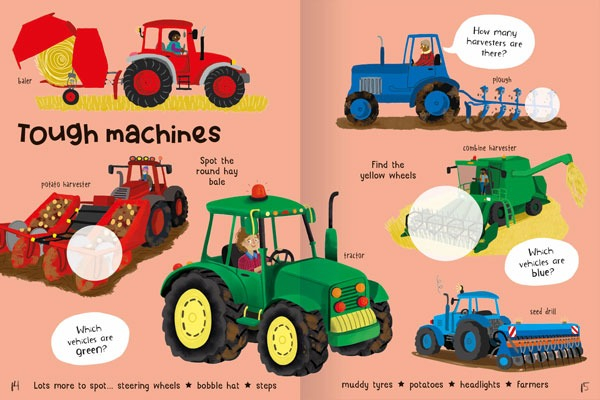 sticker book - farm