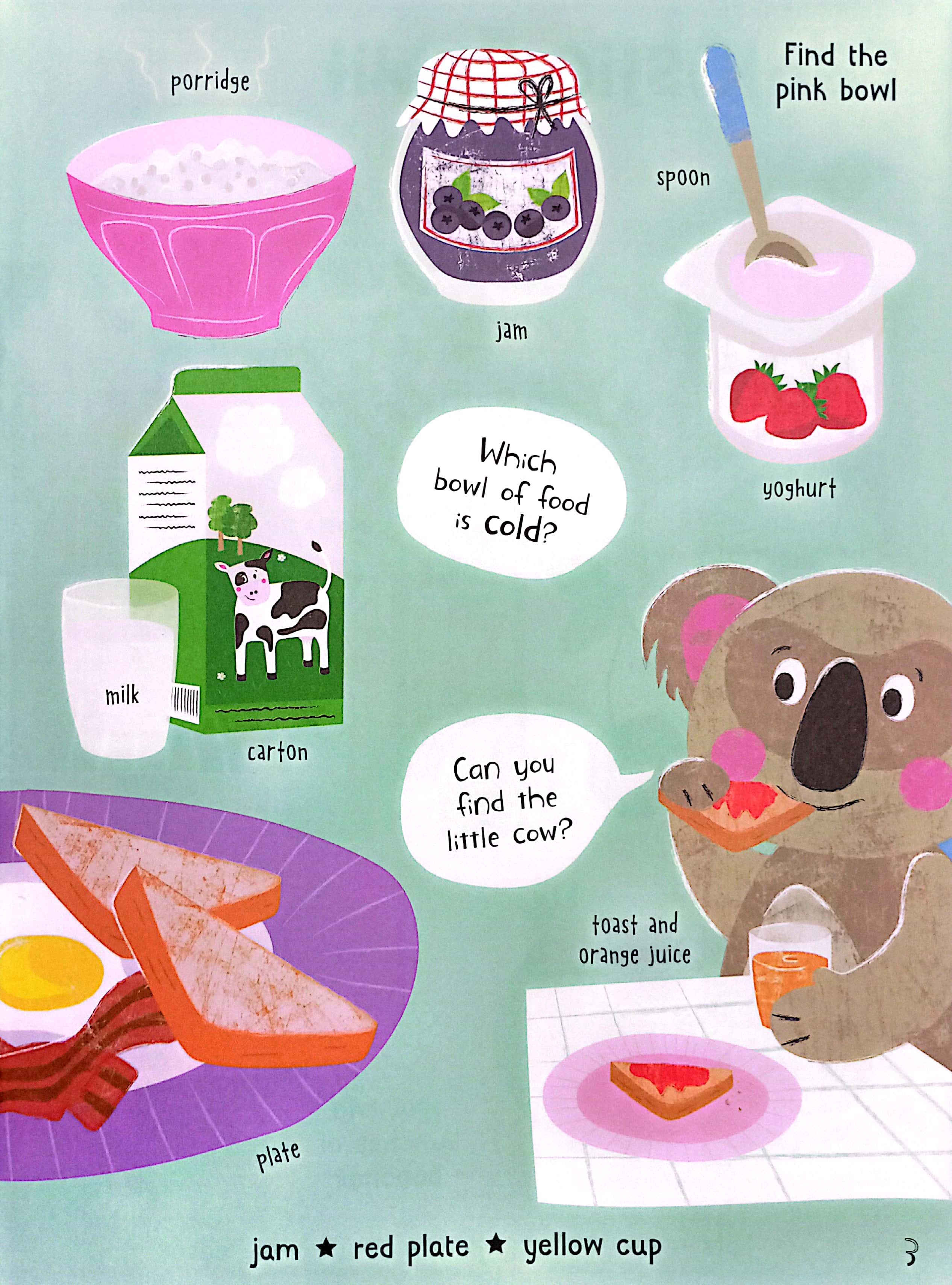 sticker book - food