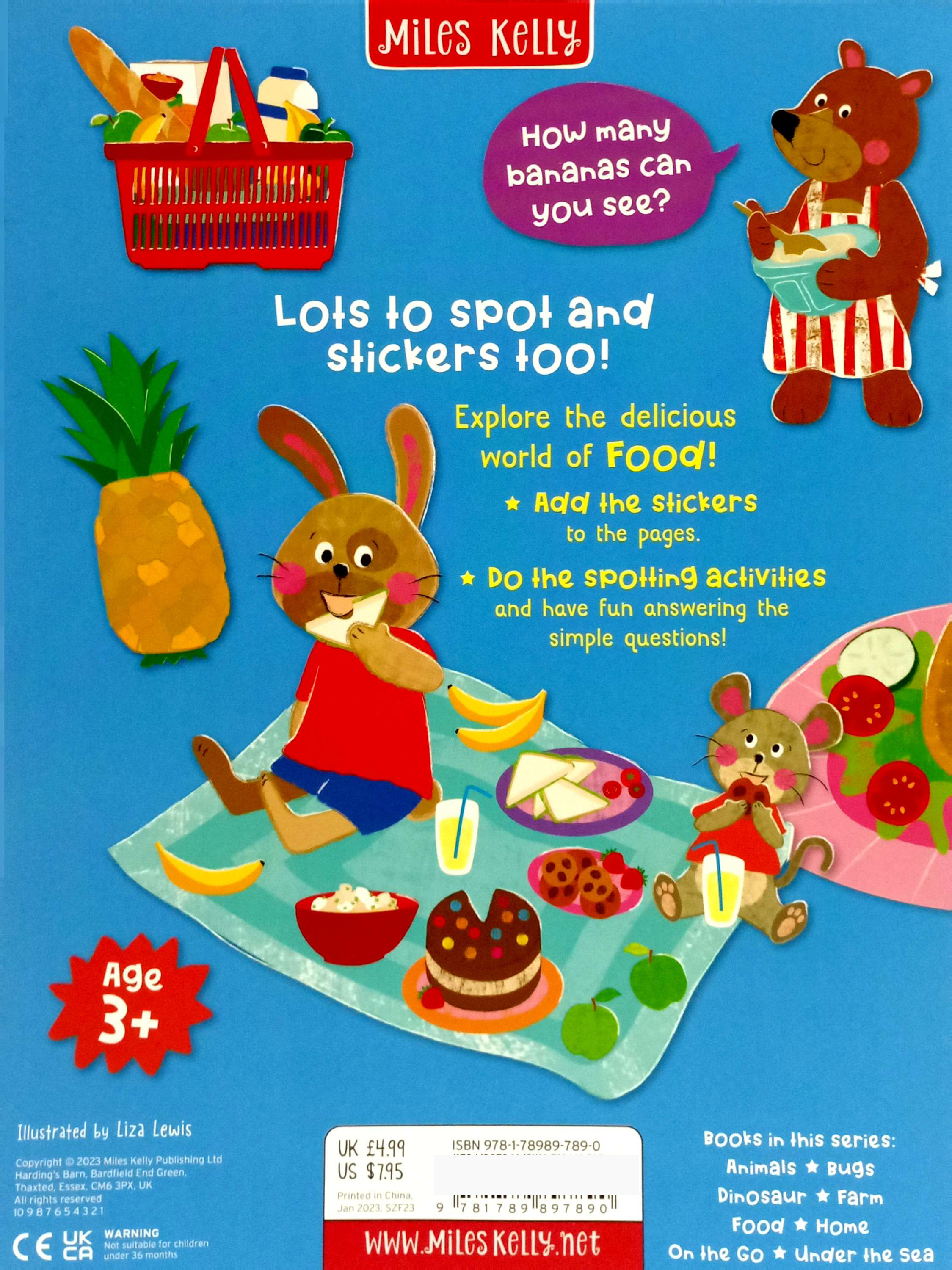 sticker book - food