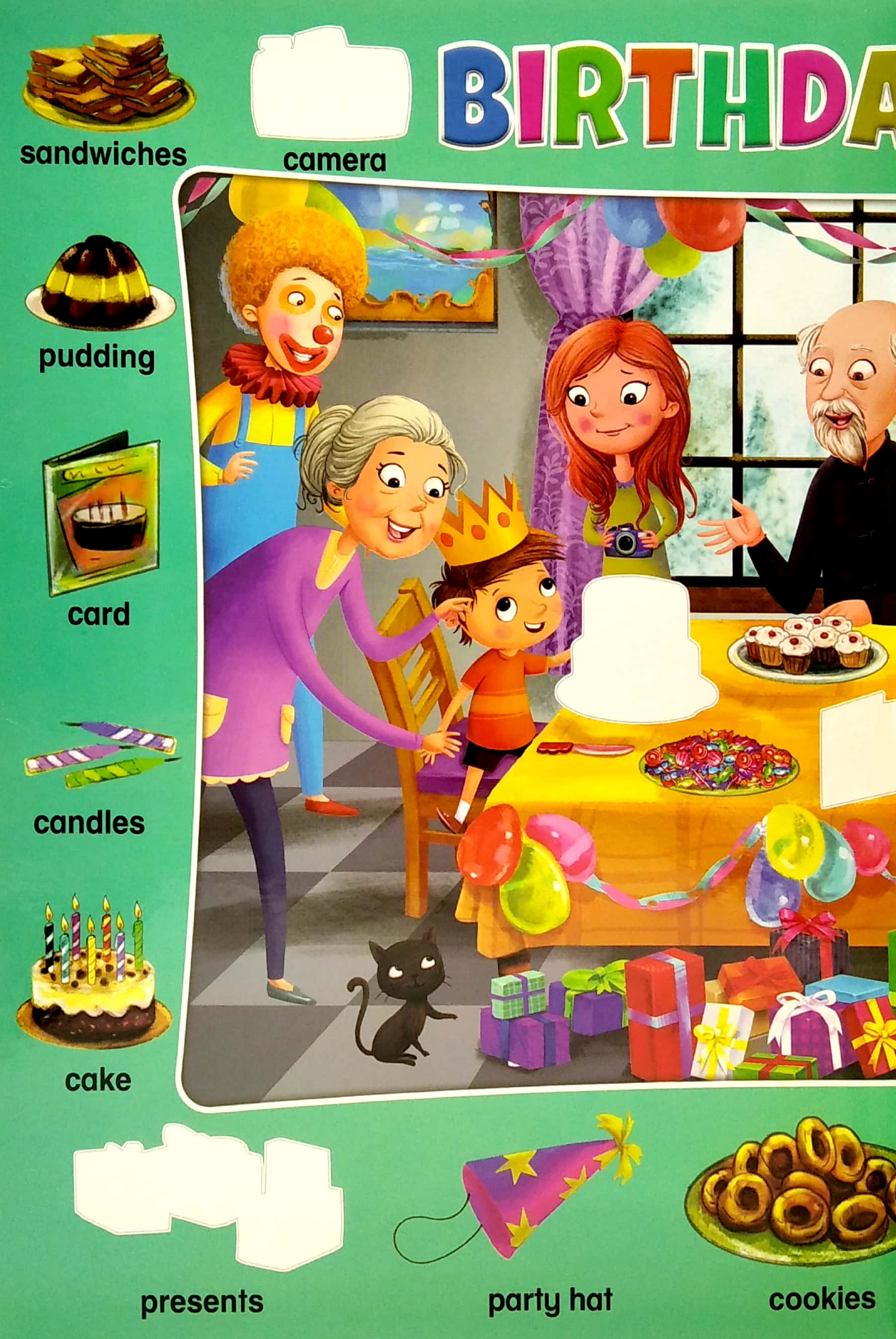 sticker book for little hands - blue