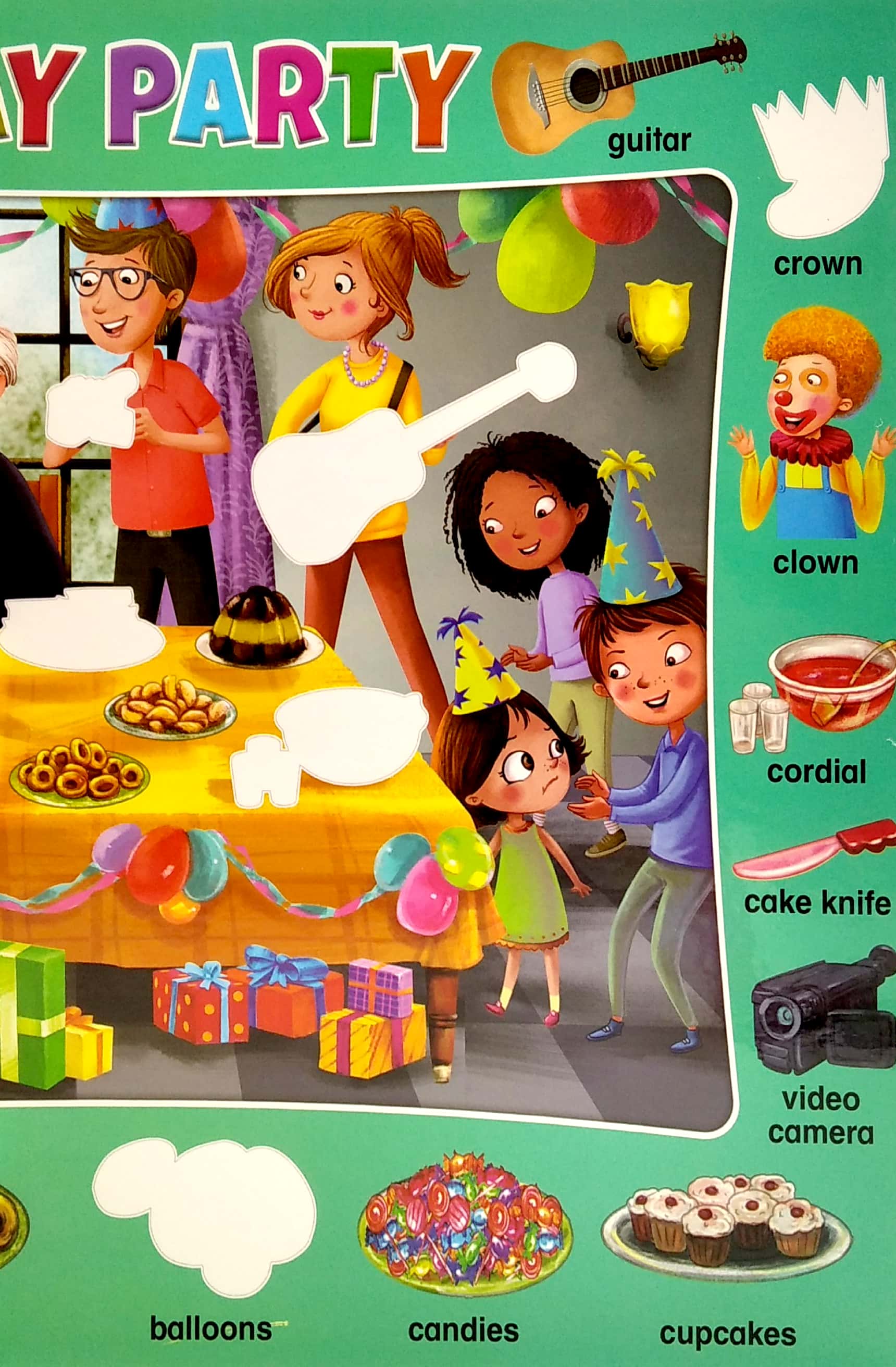 sticker book for little hands - blue