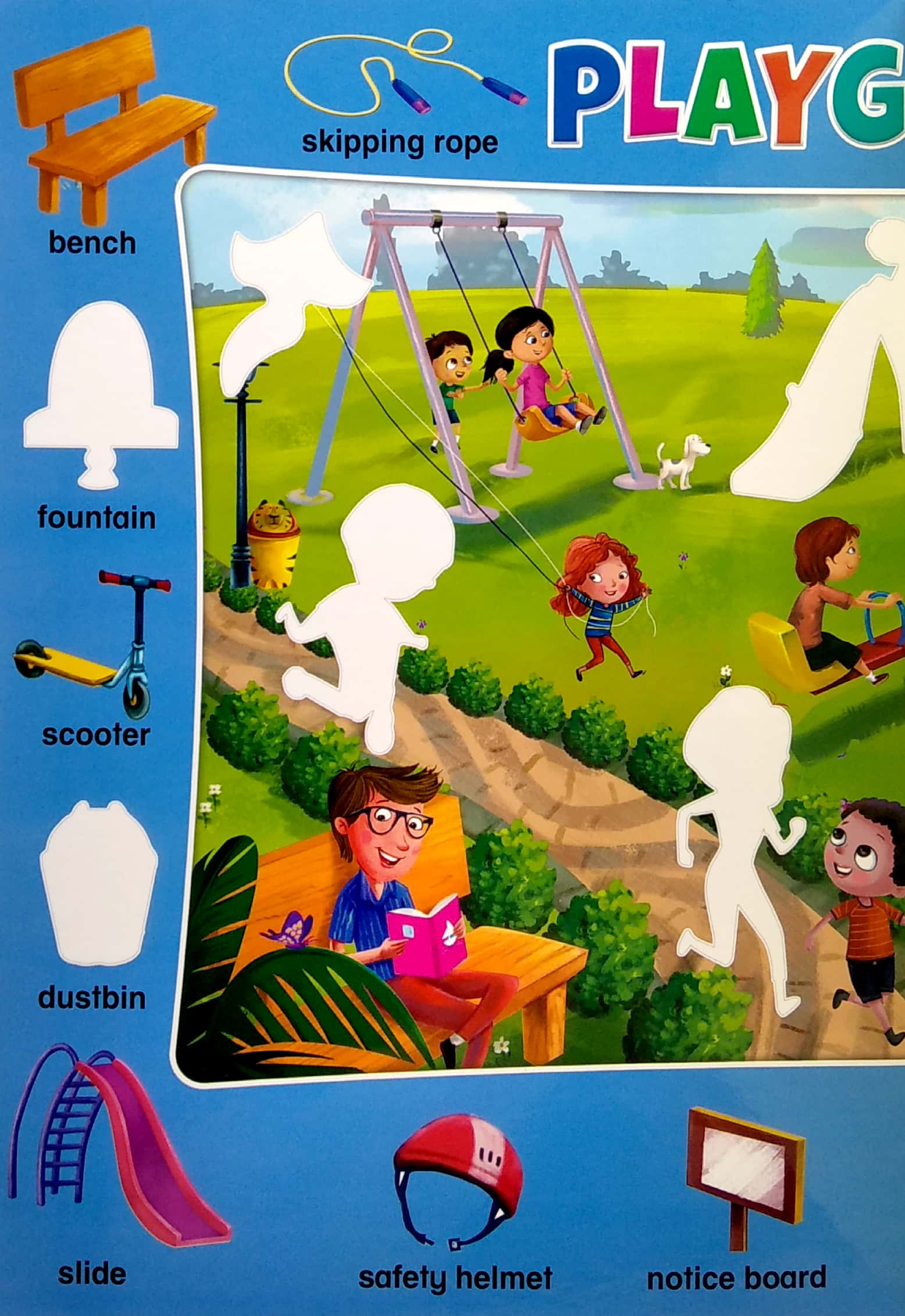 sticker book for little hands - blue