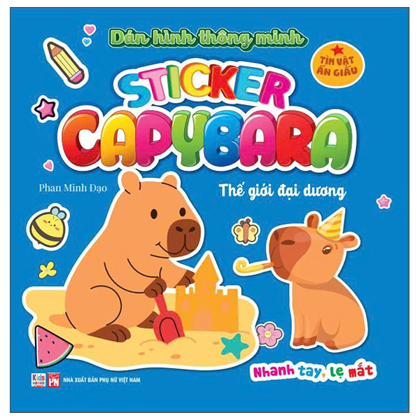 Sticker Capybara - Tìm Vật Ẩn Giấu - Khám Phá Thế GiớI