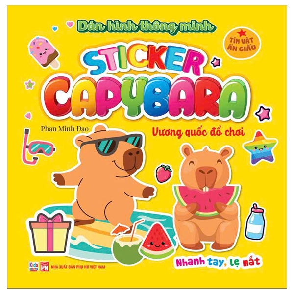 Sticker Capybara - Tìm Vật Ẩn Giấu - Khám Phá Thế GiớI