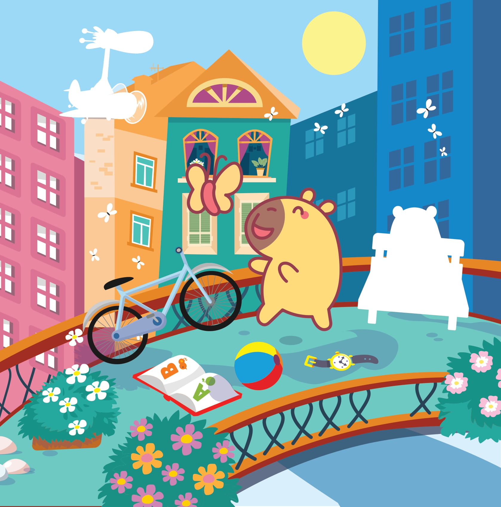 Sticker Capybara - Tìm Vật Ẩn Giấu - Khám Phá Thế GiớI