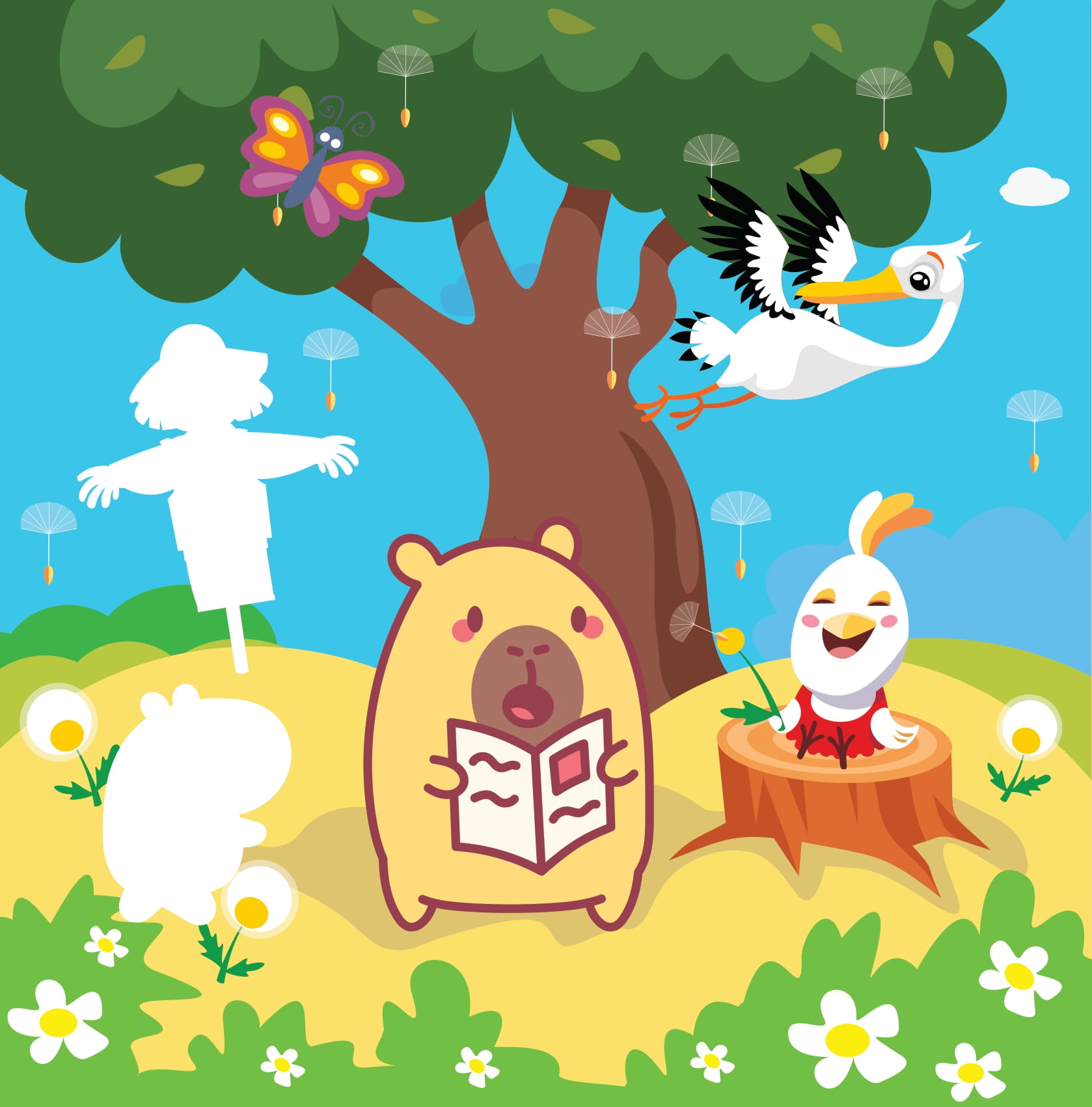 Sticker Capybara - Tìm Vật Ẩn Giấu - Khám Phá Thế GiớI