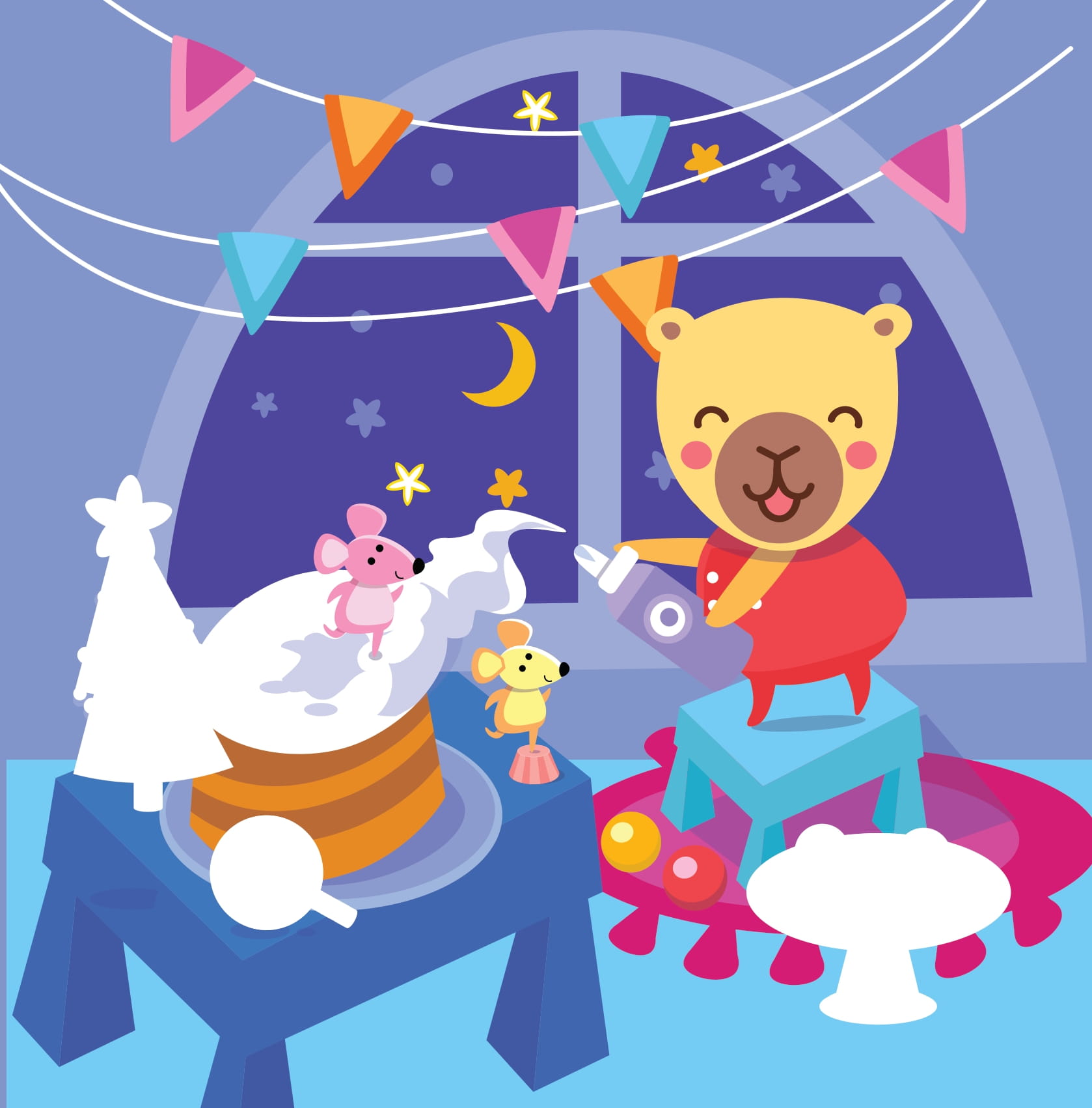 Sticker Capybara - Tìm Vật Ẩn Giấu - NgườI Bạn Tuyết