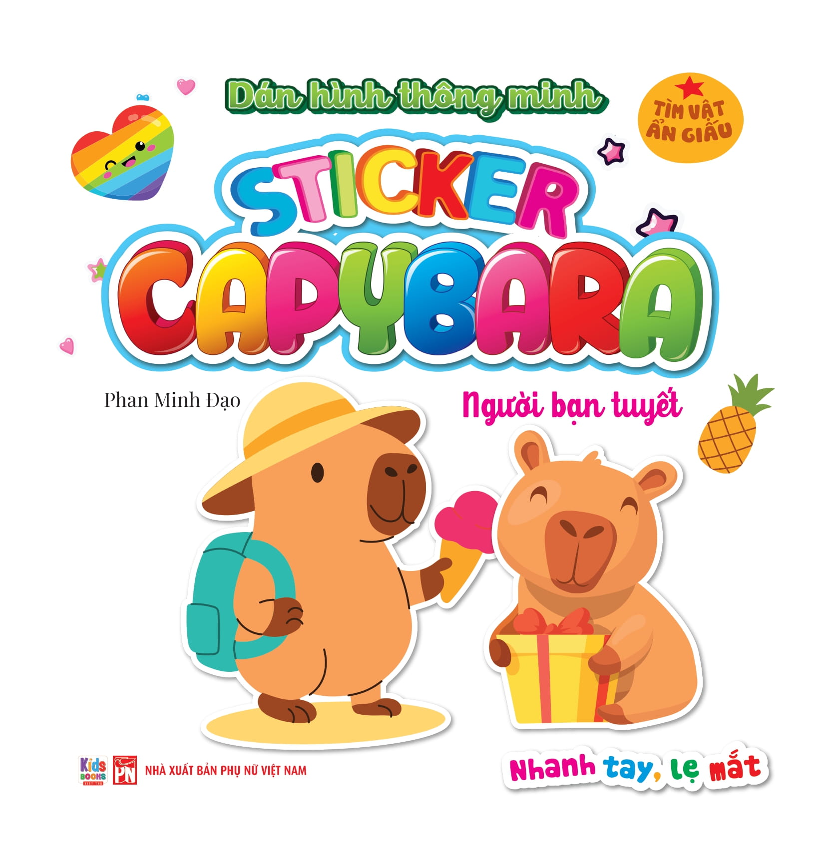 Sticker Capybara - Tìm Vật Ẩn Giấu - NgườI Bạn Tuyết