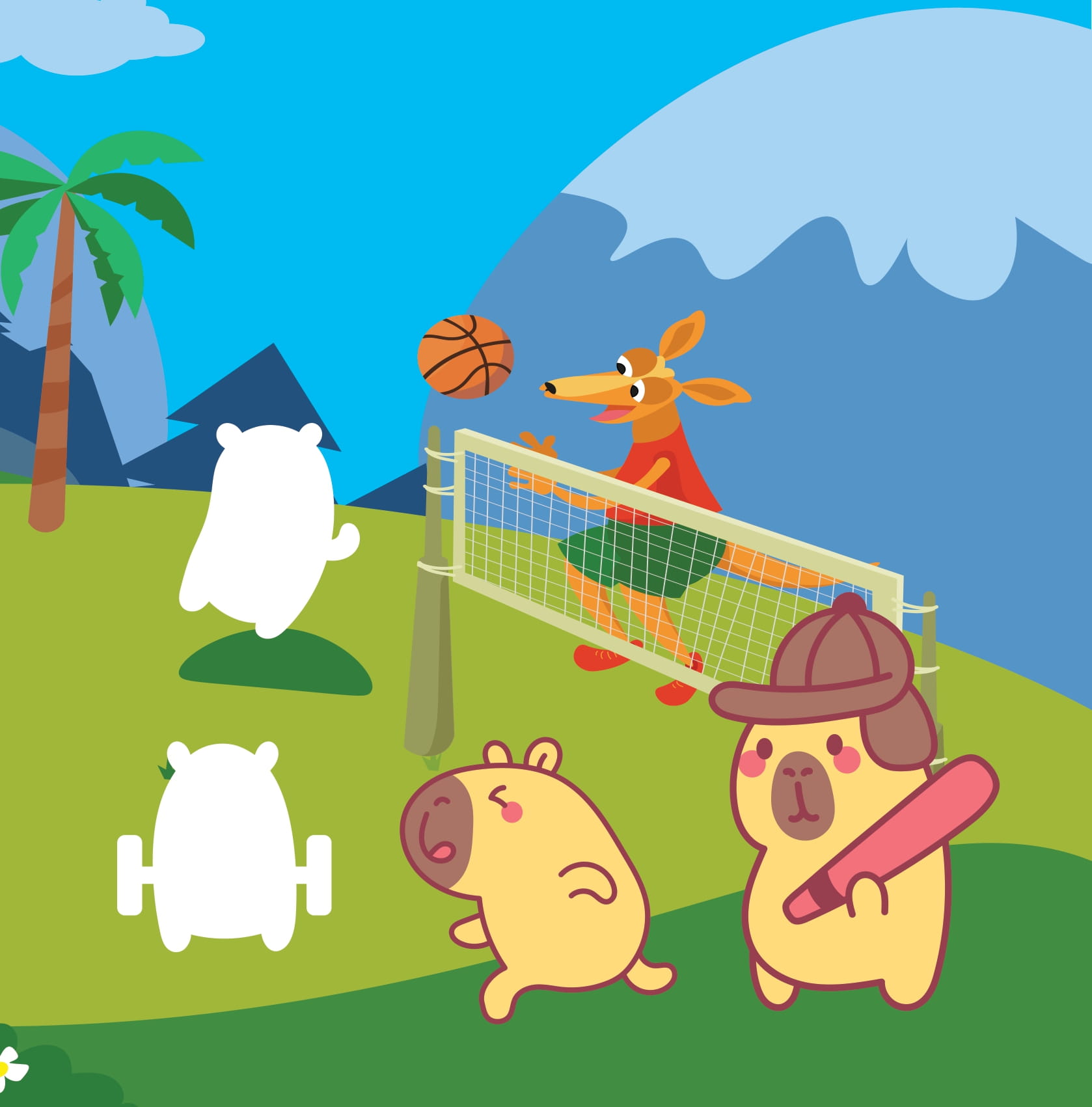 Sticker Capybara - Tìm Vật Ẩn Giấu - Thế GiớI Đại Dương