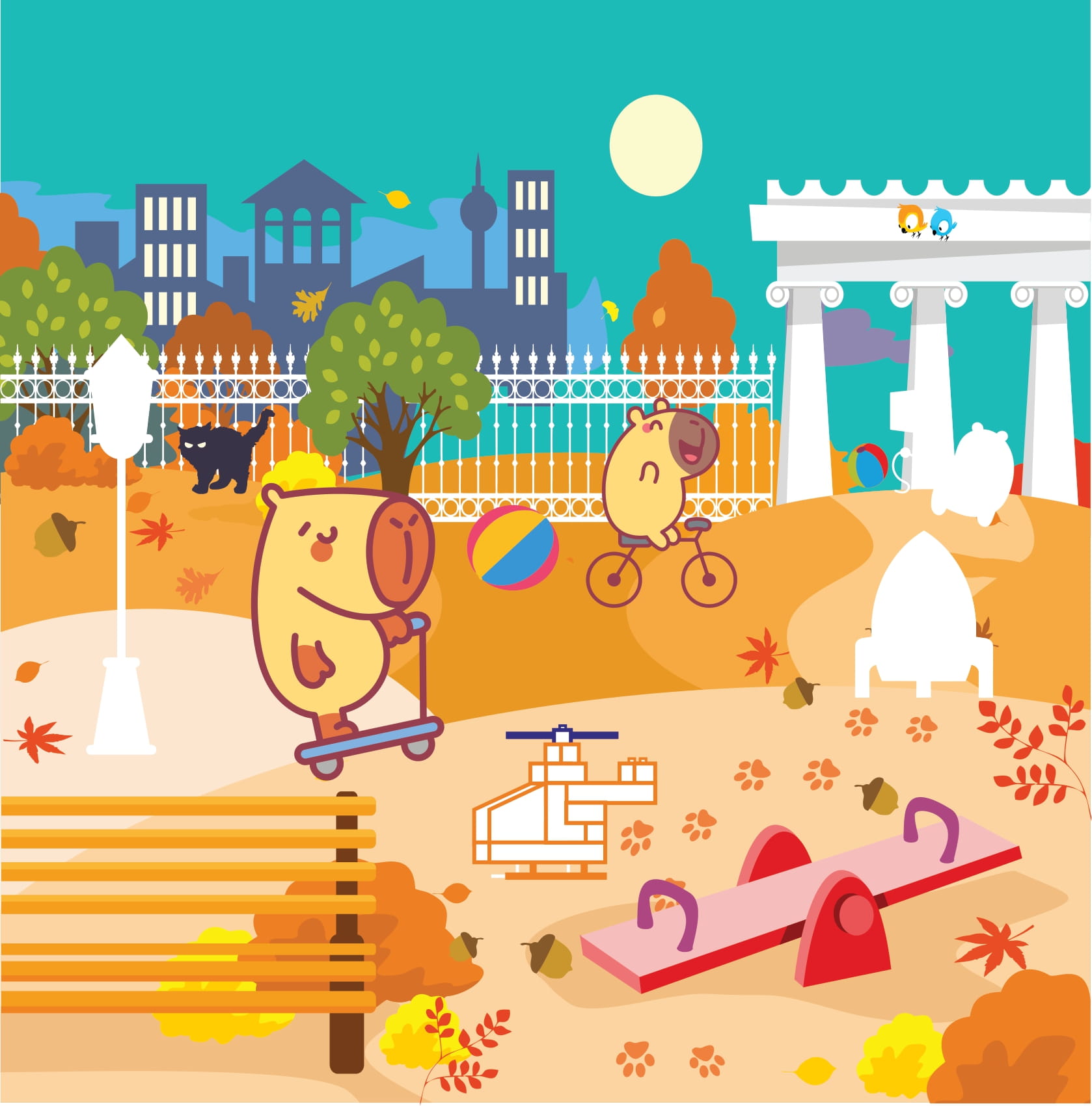 Sticker Capybara - Tìm Vật Ẩn Giấu - Vương Quốc Đồ Chơi