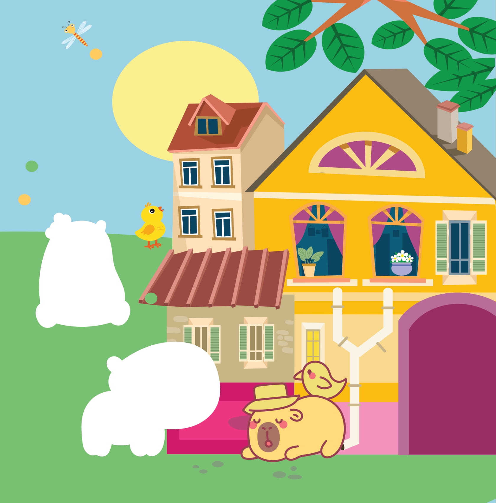 Sticker Capybara - Tìm Vật Ẩn Giấu - Vương Quốc Đồ Chơi