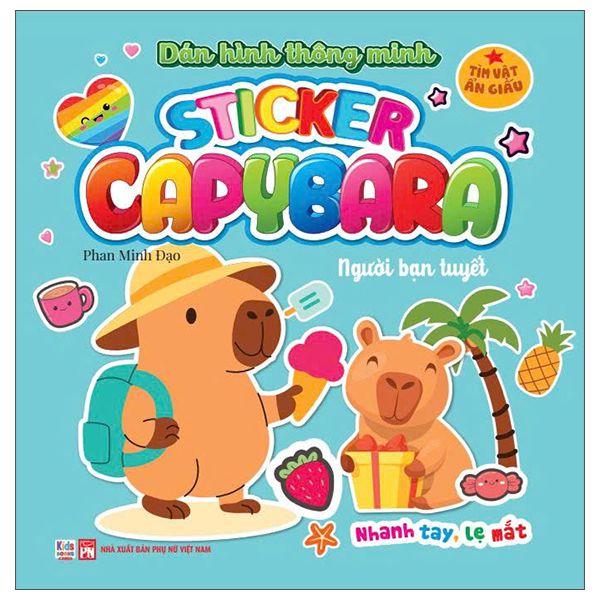 Sticker Capybara - Tìm Vật Ẩn Giấu - Vương Quốc Đồ Chơi