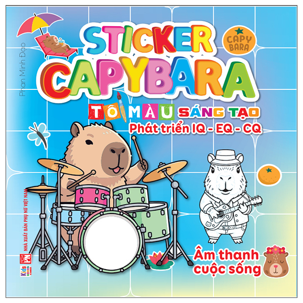 Sticker Capybara - To Mau Sang Tao Phat Trien IQ-EQ-CQ - Giac Mo Ve Tuong Lai