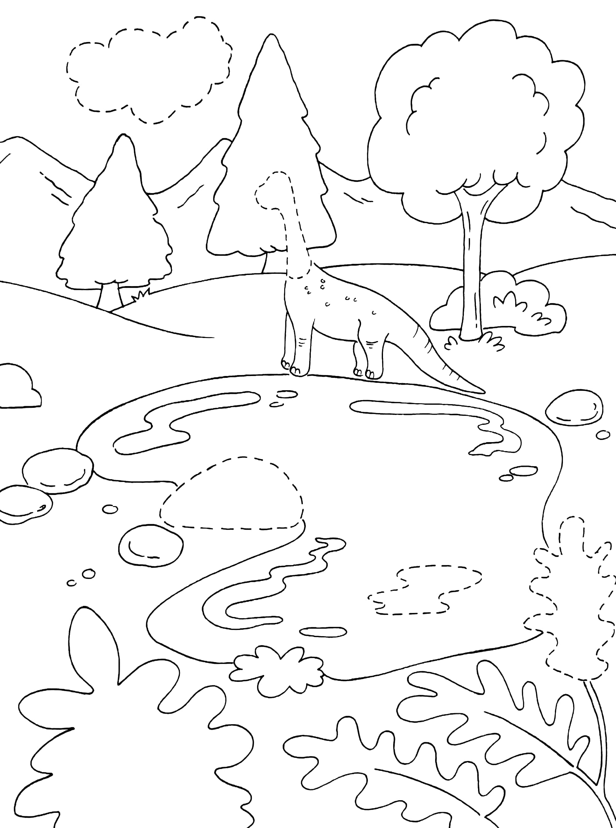 sticker & colour fun_ dinosaurs