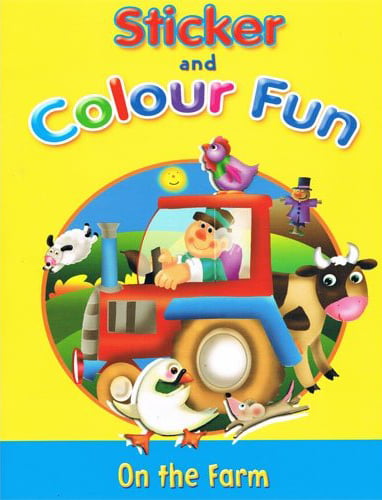 sticker & colour fun_ on the farm