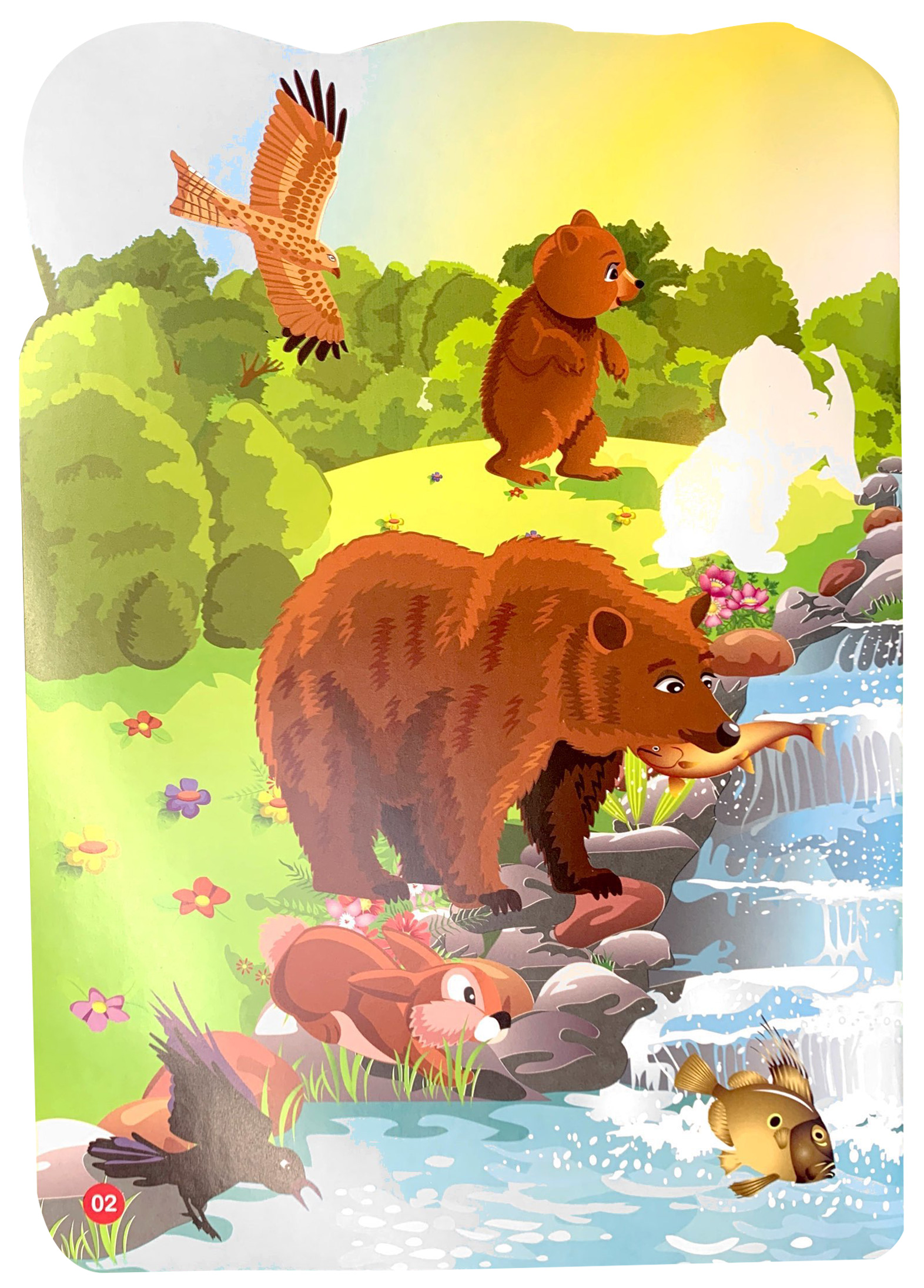 sticker dán hình thông minh - thế giới động vật - thám hiểm rừng xanh