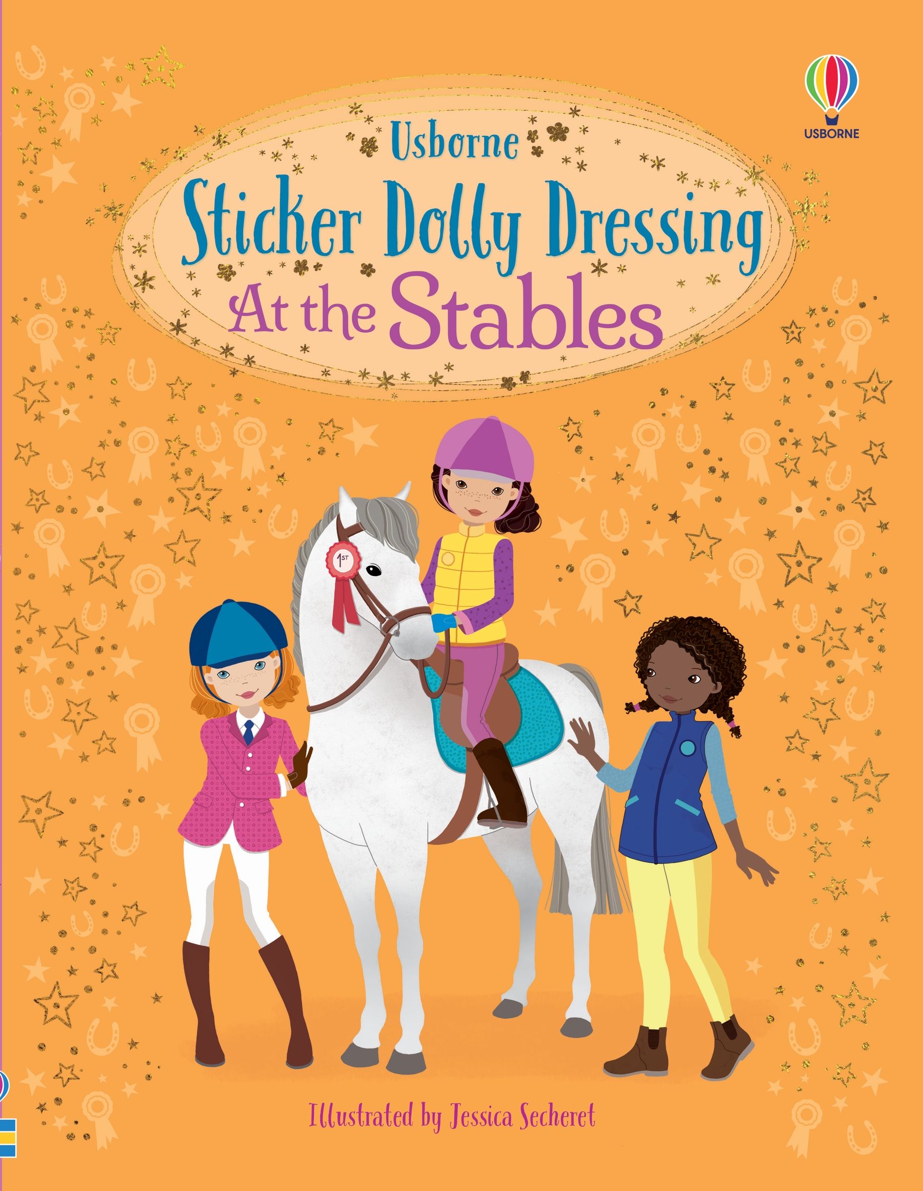sticker dolly dressing at the stables