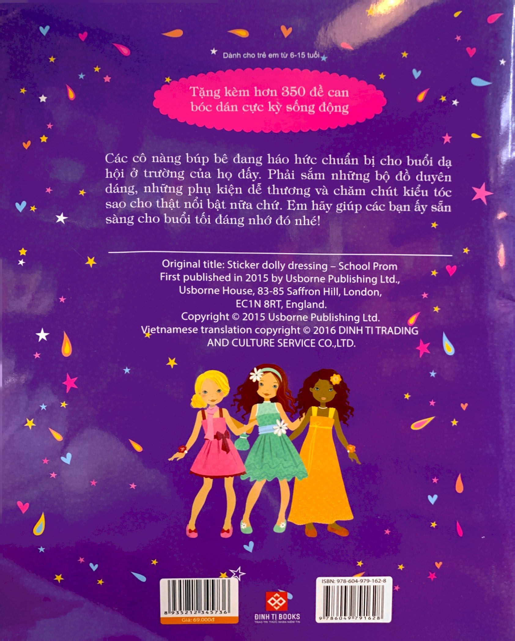 sticker dolly dressing - dán hình sáng tạo trang phục búp bê - buổi dạ hội đáng nhớ