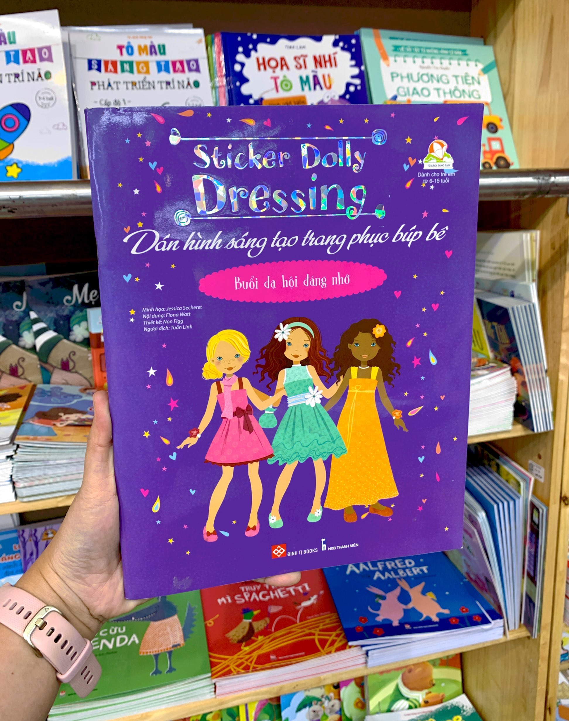 sticker dolly dressing - dán hình sáng tạo trang phục búp bê - buổi dạ hội đáng nhớ