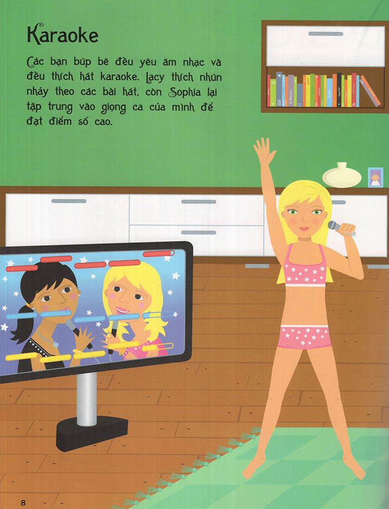 sticker dolly dressing - dán hình sáng tạo trang phục búp bê - chúng mình là bạn thân